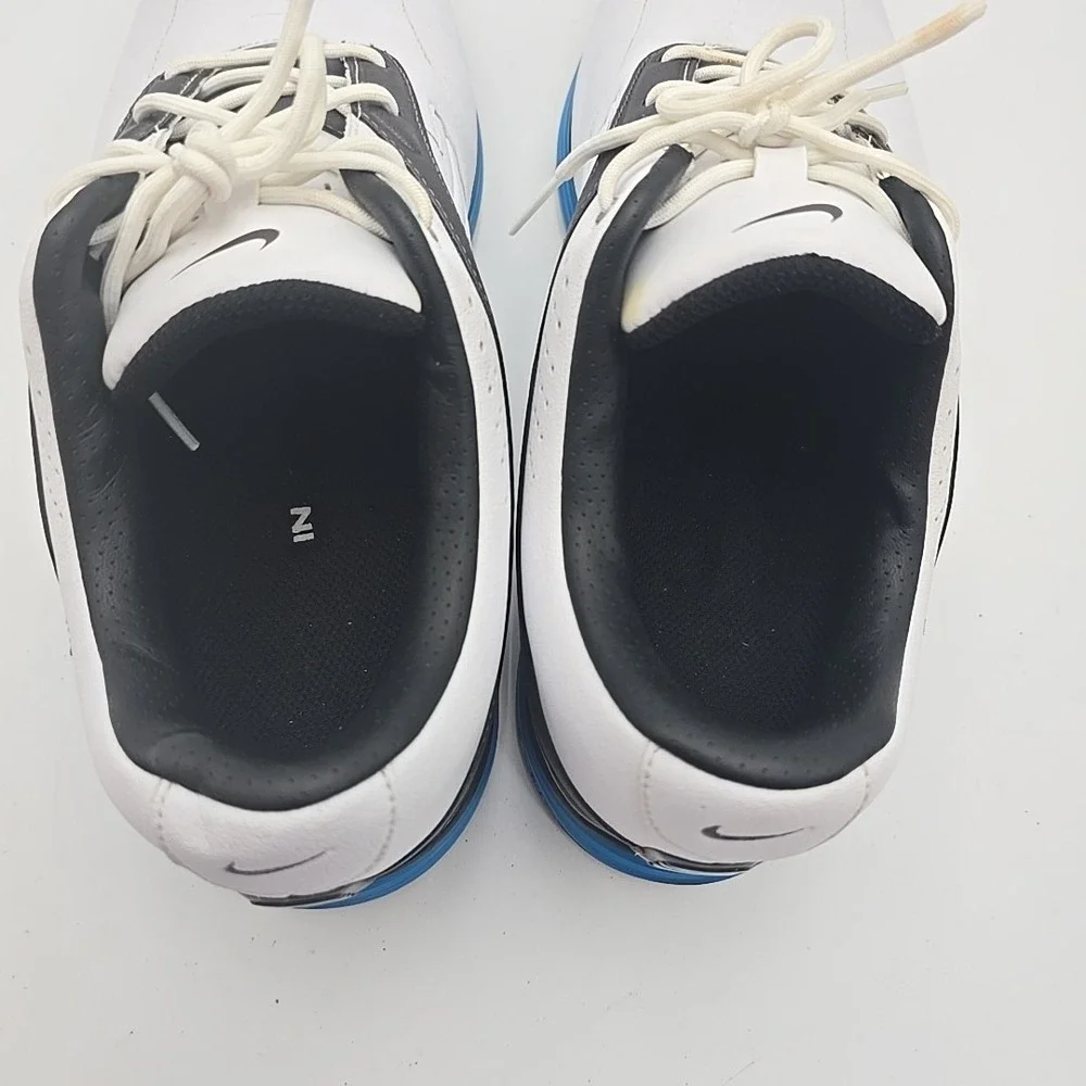 Nike Lunar Prevail Golf Shoes White Blue 483838-101 Mens US 10‎